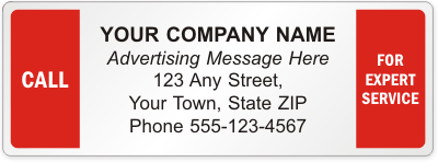 Call for Service Label