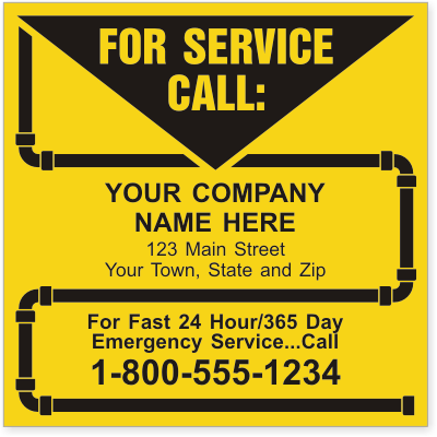 Call for Service Label