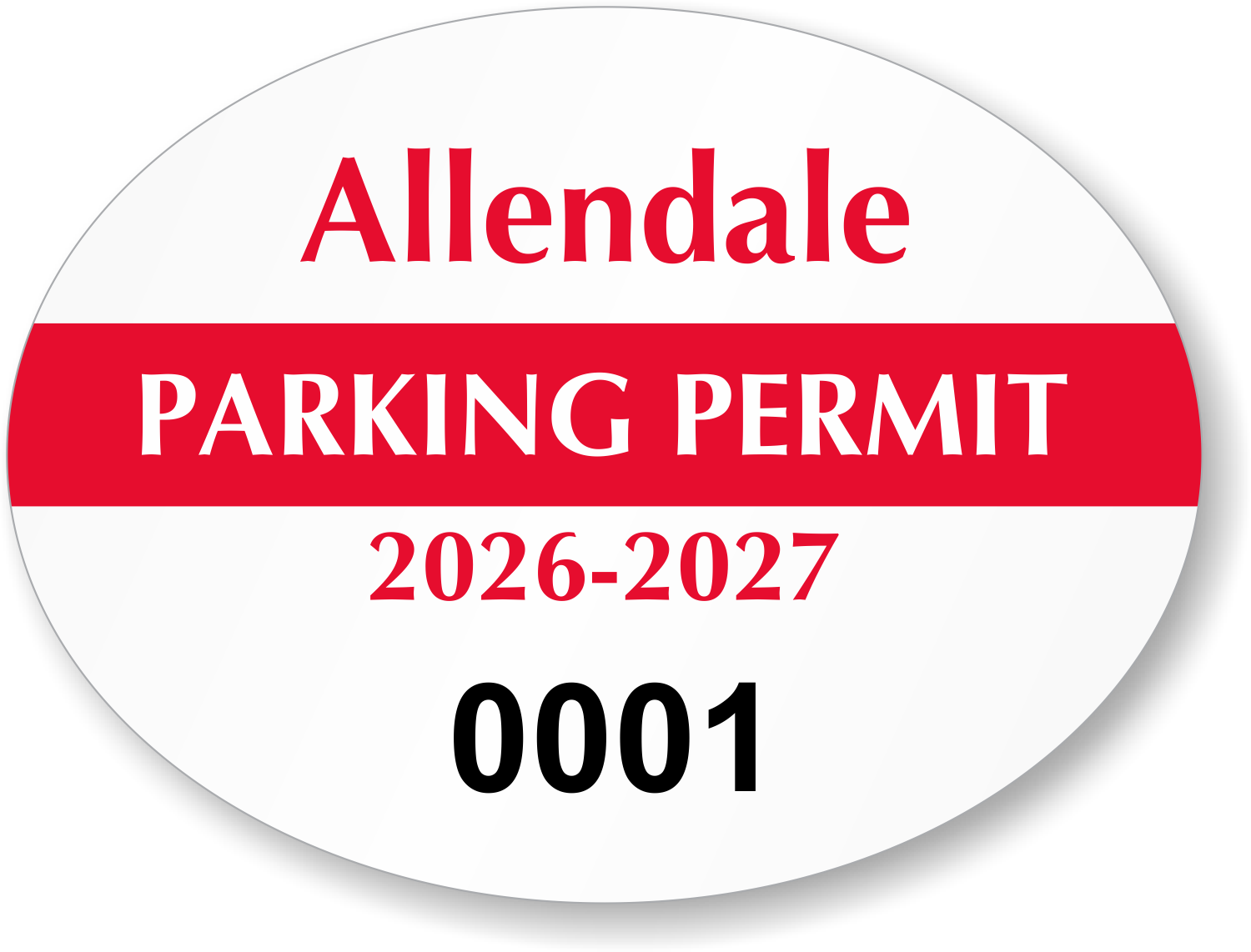 parking decal