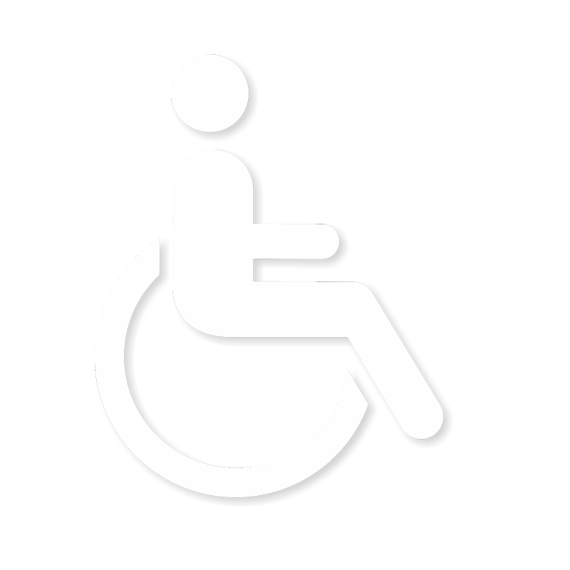 Accessible Sign with ISA Wheelchair Symbol 6