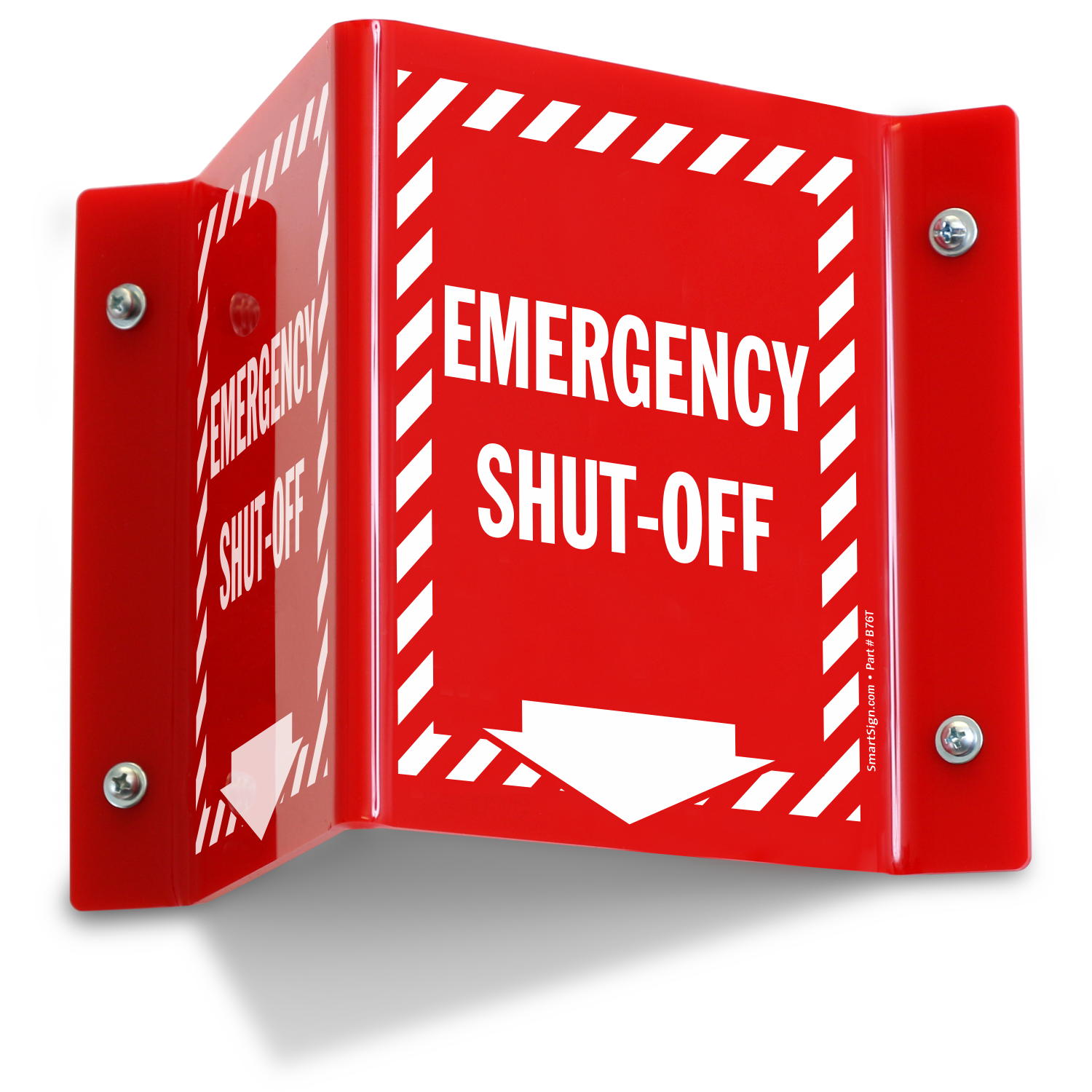 Emergency Shut Off Projecting Sign SKU S2 1789