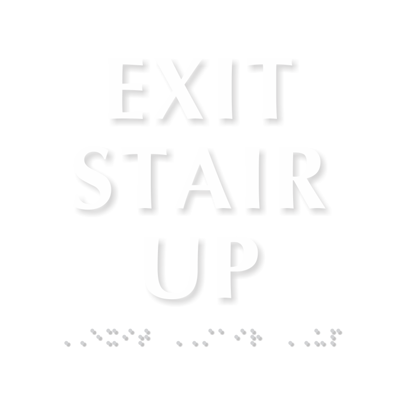 Exit Stair Up Sign