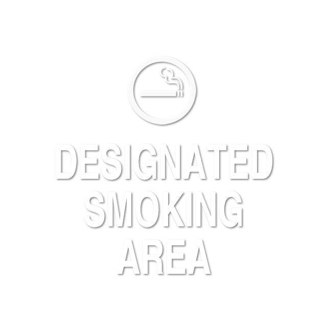Designated Smoking Area, with Graphic