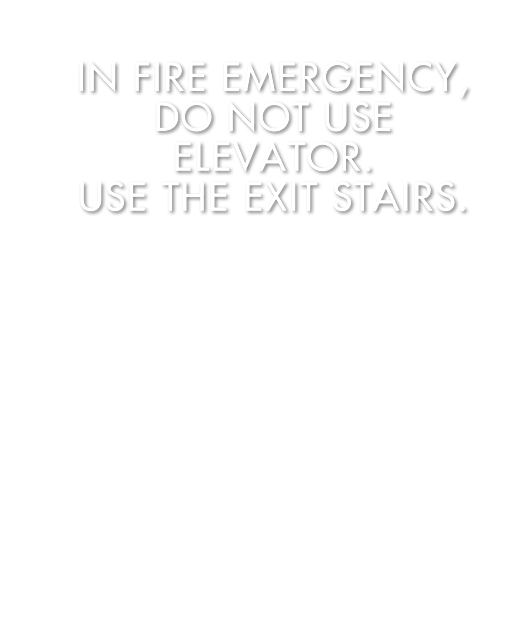 In Case Of Fire... Evac Plan Holder