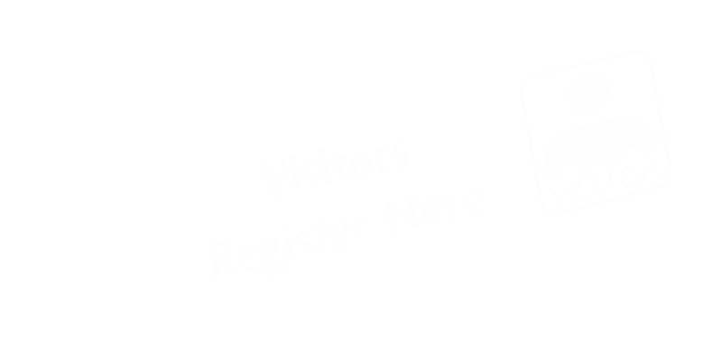 Visitors Register Here, Engraved OfficePal Tabletop Sign