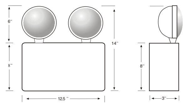 DXR-1210 Emergency Light