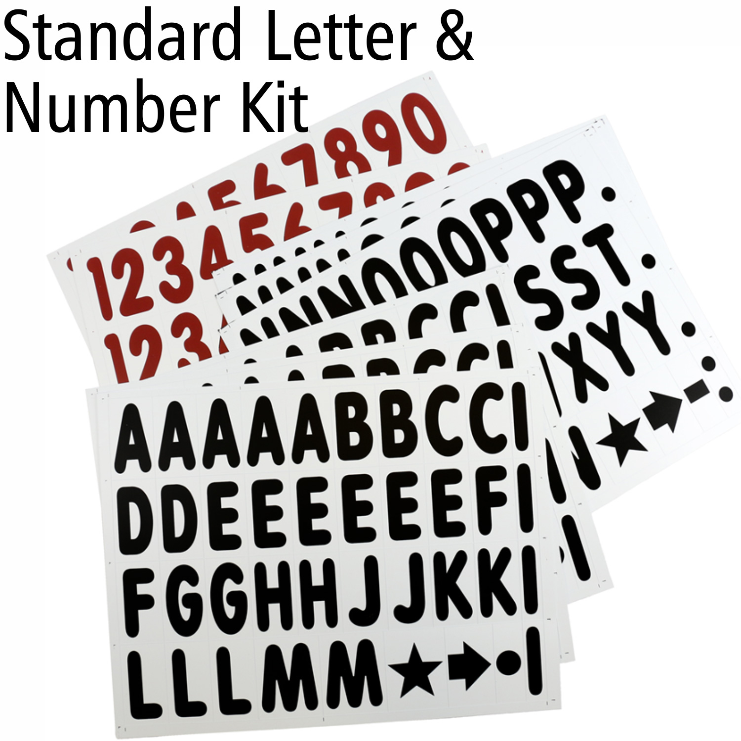White Add A-Message Board Kit For QLA A-Frame Sign Holders, SKU: K2-5990
