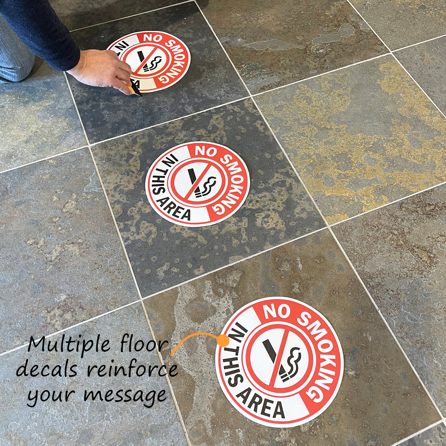 Carpet Vinyl - Floor Signs - Print Floor Stickers