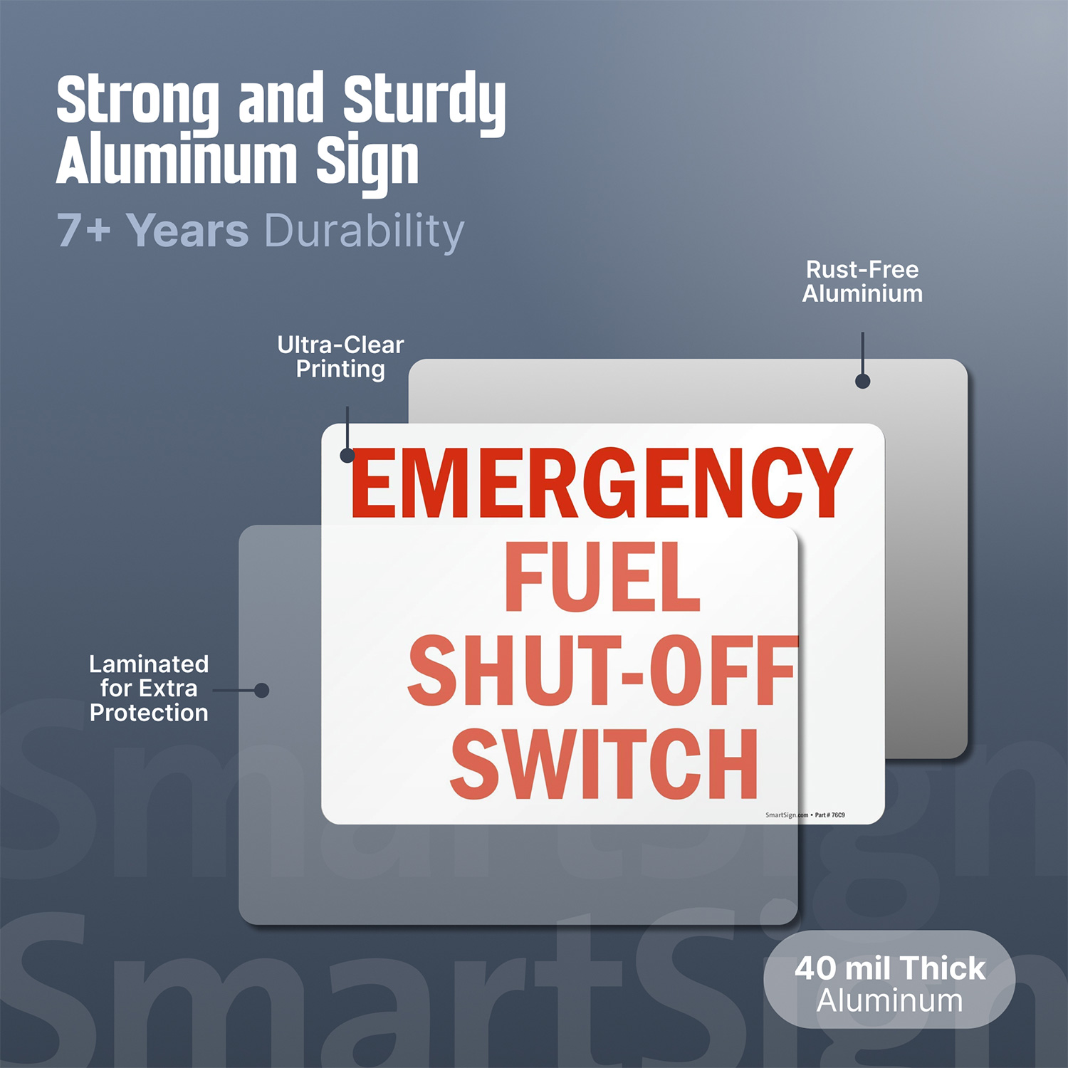 The Web s Leading Source For Emergency Fuel Shut Off Switch Signs SKU 