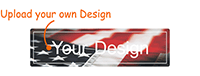 Custom Bumper   2.5 in. x 9.25 in. Sticker