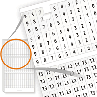 Electrical Wire Marker Books, 0 9, L1 L2 L3 & T1 T2 T3