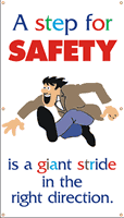 Safety is a Giant Stride Banner