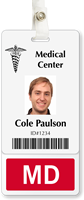 MD Badge Buddy For Vertical ID Cards