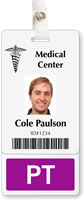 PT Badge Buddy For Vertical ID Cards