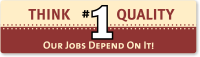 Think Quality, Our Jobs Depend On It Stickers