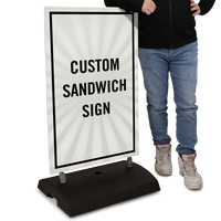 3 Sided Springer Custom Message Board Sign