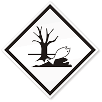 Environmental Hazard Paper Label