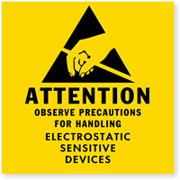 Attention Observe Precautions Handling Label