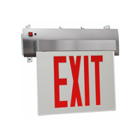 New York-Approved Edge-Lit LED Exit Sign