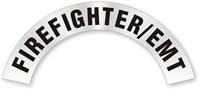 Firefighter/EMT Rocker Hard Hat Decals