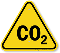 Co2 Symbol, ISO Warning Sign