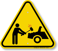 Humorous You Will Be Towed Symbol Sign
