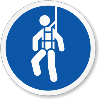 Wear Safety Harness ISO Sign