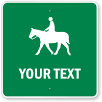 Custom Horse Graphic Sign