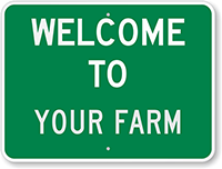 Custom Farm Sign