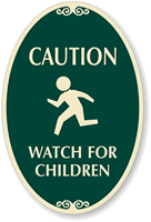 Caution Watch for Children Sign