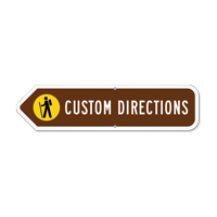 Add Your Custom Direction Left Arrow Sign