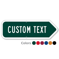 Personalized Aluminum Metal Sign – Custom Text – 8x12 Inches – Made In USA – Glossy