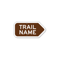 Add Your Custom Trail Name Right Arrow Sign
