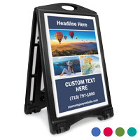 Add Your Text BigBoss Portable Custom Sidewalk Sign