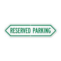 Bi Directional Reserved Parking Sign