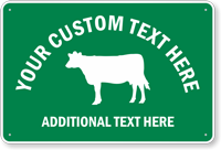 with Cow Graphic