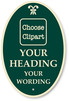 Create Own Oval Palladio Sign