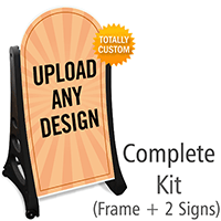 Personalized Rolling A Frame Sidewalk Sign Kit