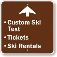 Custom Ski Trail Sign