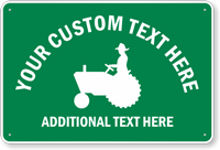 with Tractor Graphic