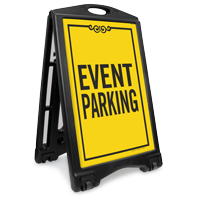 Event Parking Sidewalk Sign