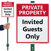 Private Property  LawnBoss Sign