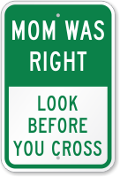 Look Before You Cross