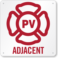 New Jersey PV Adjacent Solar Panel Sign