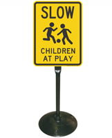 Slow Children At Play Sign Post Kit