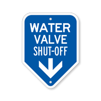 thumbnail image 2 of Notice Water Shut Off Sign - Save 10% Online 2 of 11