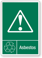 Asbestos Label