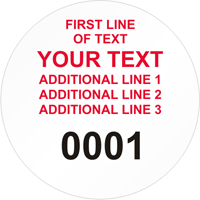 Circular Custom Template  Numbering
