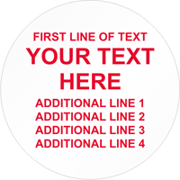 Circular Custom Template  Text