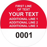 Circular Custom Template  Numbering